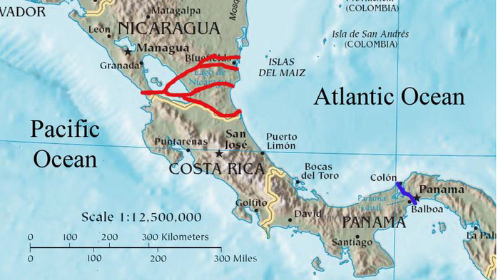 Trung Quốc có thể đứng sau dự án kênh đào Nicaragua. Ảnh: Maritime Executive