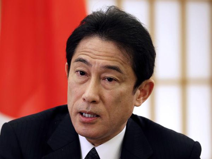 Ngoại trưởng Nhật Bản Fumio Kishida. Ảnh: AP