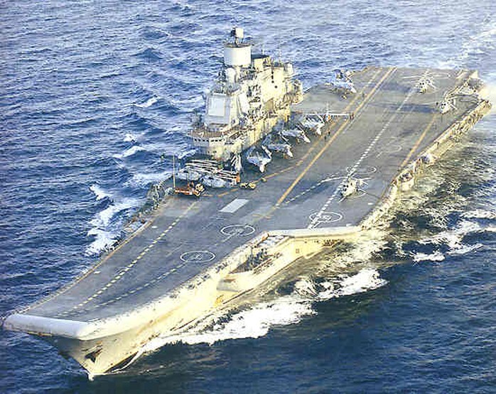 Tàu sân bay Đô đốc Kuznetsov của Hải quân Nga. Ảnh: Naval Technology