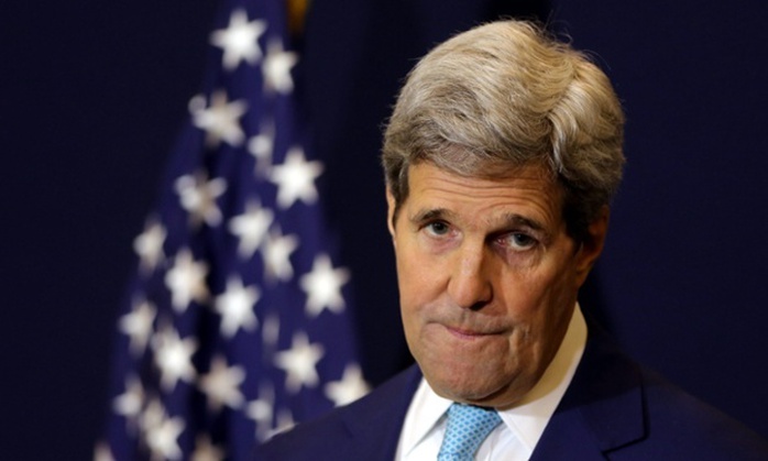 Ngoại trưởng Mỹ John Kerry. Ảnh: EPA