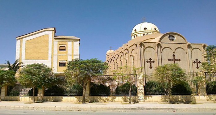 IS đánh thuốc nổ nhà thờ Đức Trinh nữ Maria tại Syria hôm 5-4. Ảnh: SANA