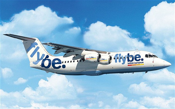 Một chiếc máy bay của hãng hàng không Flybe. Ảnh: Telegraph