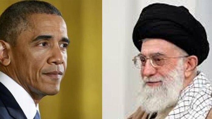 Tổng thống Barack Obama (trái) và lãnh đạo tối cao Ayatollah Ali Khamenei từng trao đổi thư từ qua lại. Ảnh: Reuters