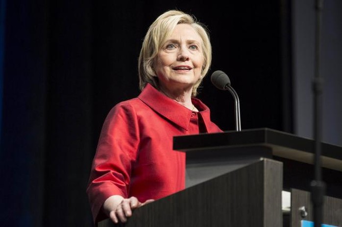 Cựu Ngoại trưởng Mỹ Hillary Clinton. Ảnh: Reuters