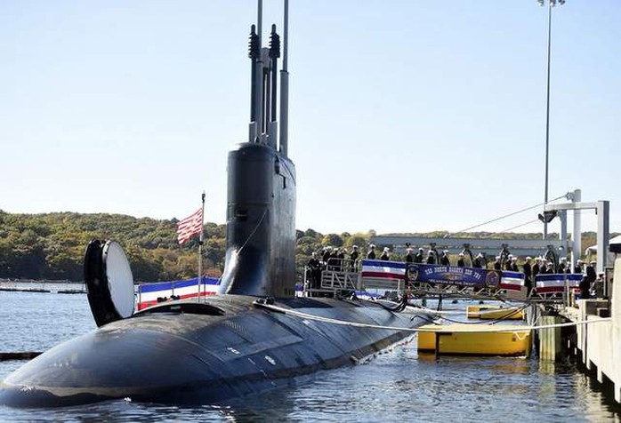 Tàu ngầm tấn công USS North Dakota. Ảnh: AP