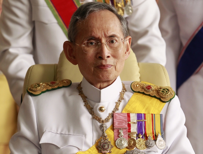 Vua Bhumibol Adulyadej. Ảnh: Zenjournalist