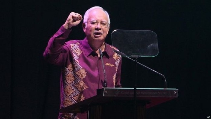 Thủ tướng Malaysia Najib Razak. Ảnh: AP