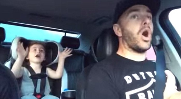 The high note: Billy and Blakely belt out the chorus to Let It Go from Frozen 