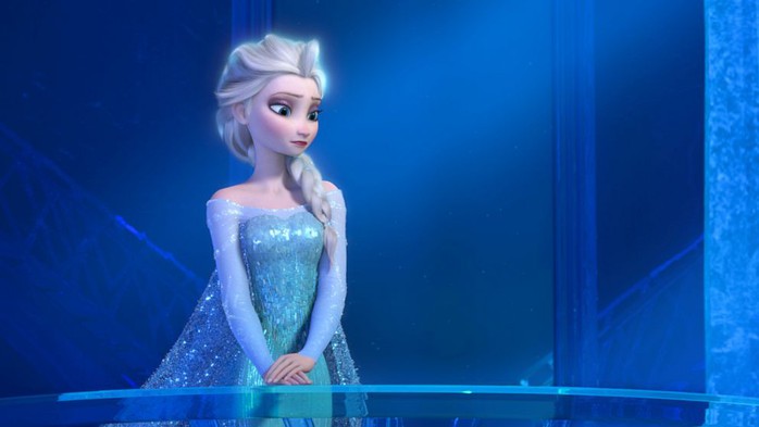 PHOTO: Elsa the Snow Queen, voiced by Idina Menzel, in a scene from the animated feature "Frozen."