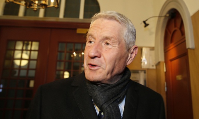 Thorbjørn Jagland at the Nobel institute in Oslo.