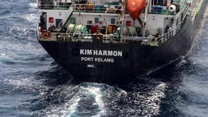 Con tàu đã bị đổi tên thành Kim Harmon. Ảnh: Hải quân Hoàng gia Malaysia