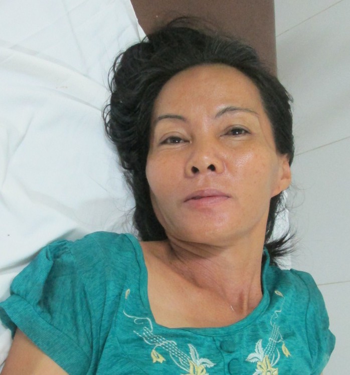 Bị can Nguyễn Thị Vân vẫn đang được bác sĩ chăm sóc