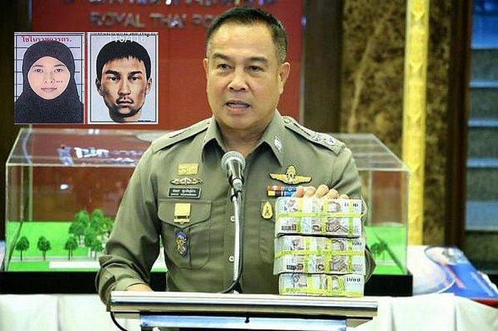 Cảnh sát Thái Lan nhờ Campuchia hỗ trợ bắt nghi phạm. Ảnh: Bangkok Post