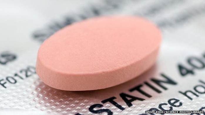 Statin được xem là thuốc dùng để hạ cholesterol phổ biến nhất 
Ảnh: BBC