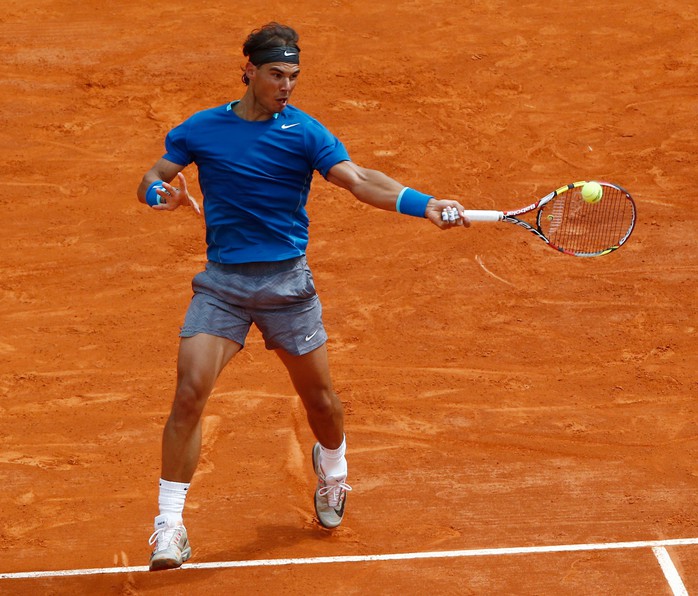 R. Nadal hy vọng sẽ lấy lại phẩm chất của nhà vô địch khi mùa giải sân đất nện ở châu Âu khởi tranh 
tại Monaco (Pháp)  Ảnh: REUTERS
