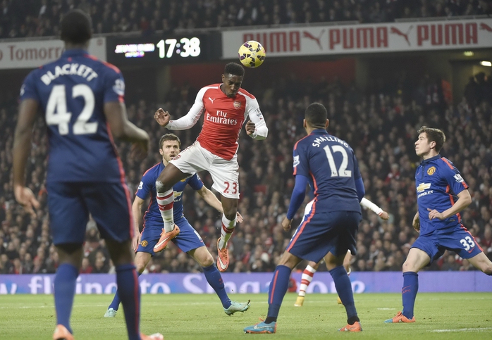 Welbeck sẽ trở lại sân Old Trafford trong màu áo Arsenal dù nhiều khả năng anh phải ngồi dự bị Ảnh: REUTERS