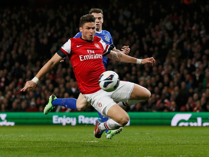 Giroud là niềm hy vọng số 1 của Arsenal trong trận chung kết Cúp FA vào đêm 30-5  Ảnh: REUTERS
