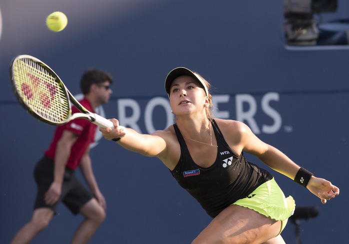 Chưa tay vợt trẻ nào chơi ấn tượng trong một giải đấu như Bencic làm được ở Rogers Cup 2015 Ảnh: REUTERS