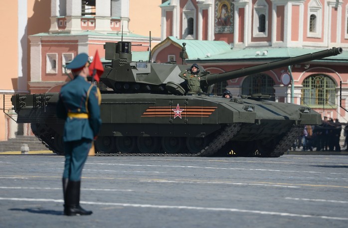 Final rehearsal of military parade to mark 70th anniversary of Victory in 1941-1945 Great Patriotic War