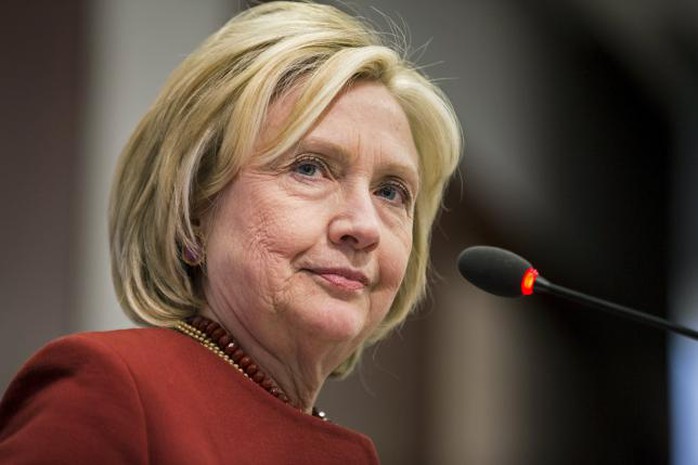 ứng cử viên Đảng Dân chủ, bà Hillary Clinton. Ảnh: Reuters