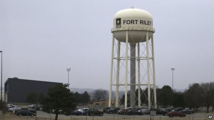 Căn cứ quân sự Fort Riley ở bang Kansas. Ảnh: