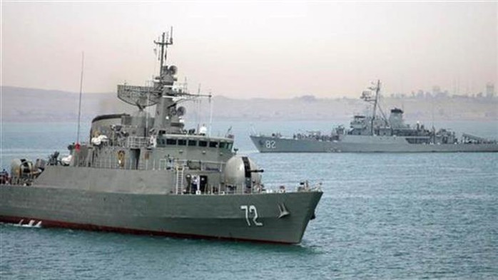 Tàu khu trục Alborz của Iran. Ảnh: Press TV