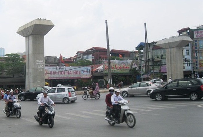 Khu vực dân cư sắp giải phóng mặt bằng để làm tuyến đường Hoàng Cầu đến nút giao Láng Hạ - Giảng Võ