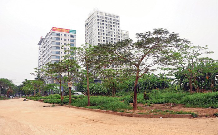 Lô đất này chỉ cách đường Lạc Long Quân khoảng 100m, hạ tầng đường xá đã hoàn thiện, nhưng đã nhiều năm không có dự án nào triển khai