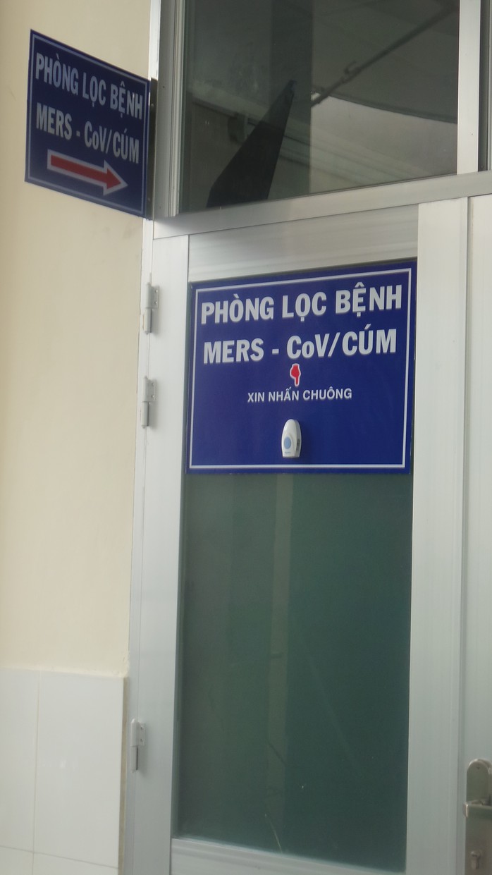 Phòng lọc bệnh Mers đã được chuẩn bị