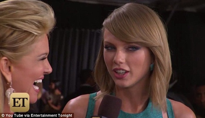 Taylor Swift trả lời phỏng vấn tại Grammy 2015