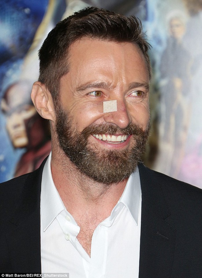 Hugh Jackman nhiều lần tiểu phẫu vì ung thư da