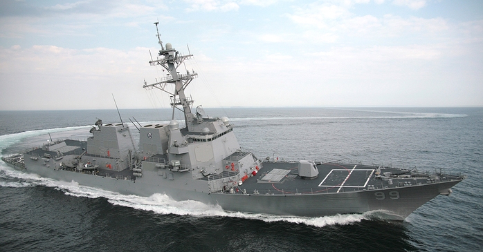 Tàu khu trục USS Farragut của Mỹ. Ảnh: US Navy