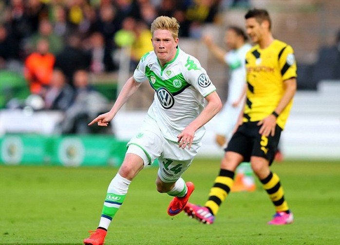 Kevin de Bruyne tỏa sáng kể từ khoác áo Wolfsburg