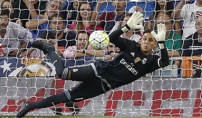 Thủ môn Navas, người nằm trong hợp đồng trao đổi với De Gea