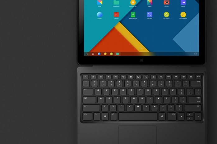 Bàn phím đi kèm theo máy tương tự trên các tablet Microsoft Surface.