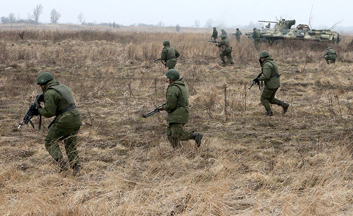 Hạm đội biển Đen của Nga trong một cuộc tập trận ở Kaliningrad năm 2014. Ảnh: RIA Novosti