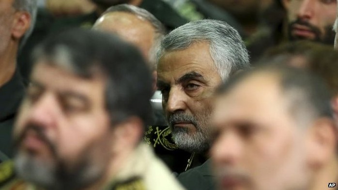 Tướng Soleimani. Ảnh: AP