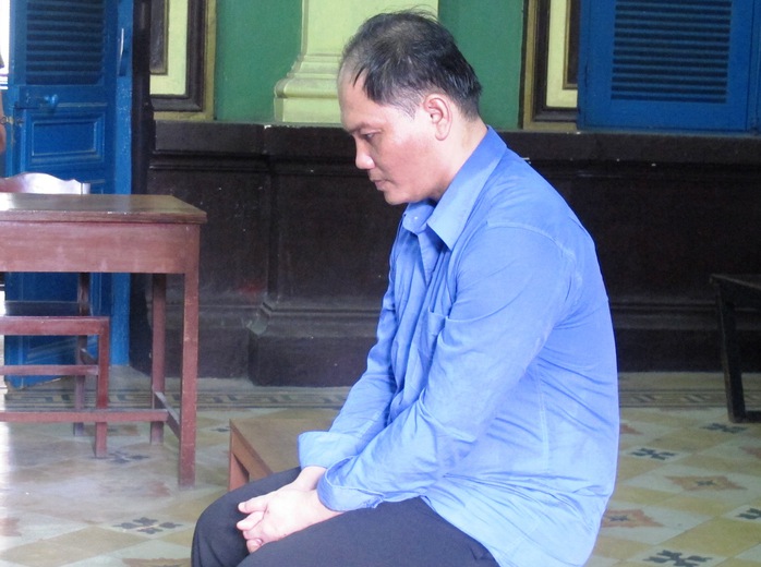 Bị cáo Nguyễn Hồng Vinh tại tòa