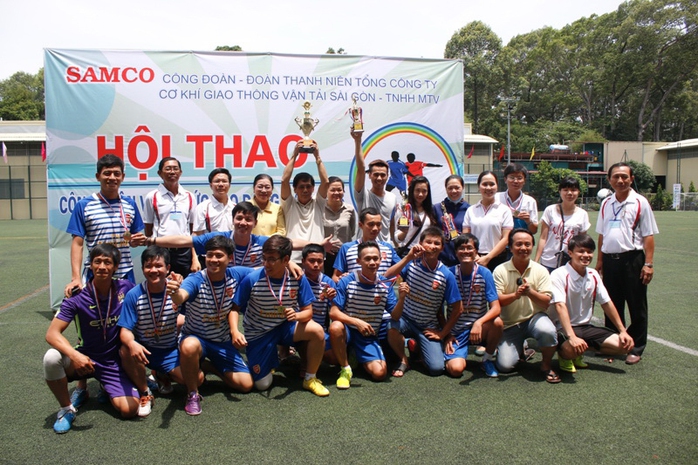 Đội bóng đá cảng Phú Định đoạt chức vô địch môn bóng đá mini tại hội thao CNVC-LĐ Samco