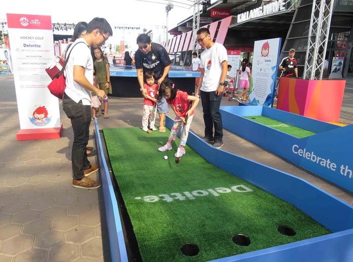Trẻ em được tham gia các môn thể thao trò chơi ở SEA GAmes miễn phí