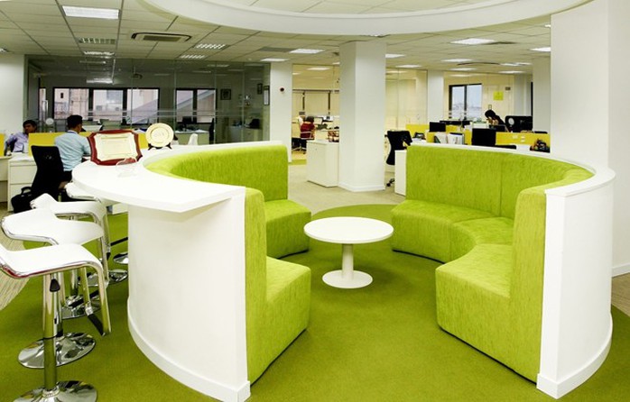 Không khó để tìm thấy những nơi sinh hoạt chung tại văn phòng Sanofi.