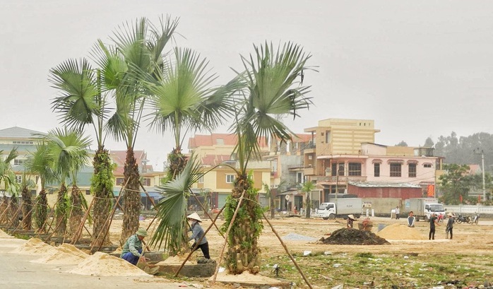 Khu công viên văn hóa mà ông Phan Hải đang xây dựng cho xã Hải Trạch, huyện Bố Trạch, tỉnh Quảng Bình