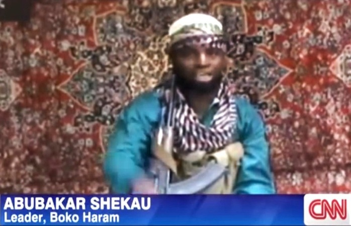 Abubakar Shekau, kẻ cầm đầu Boko Haram  Ảnh: CNN