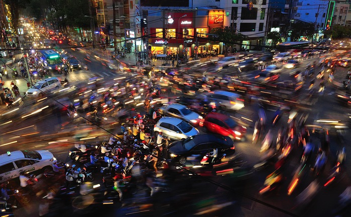 Ảnh đoạt giải ba HIPA thể loại ảnh ban đêm của nhiếp ảnh gia Nguyễn Tân