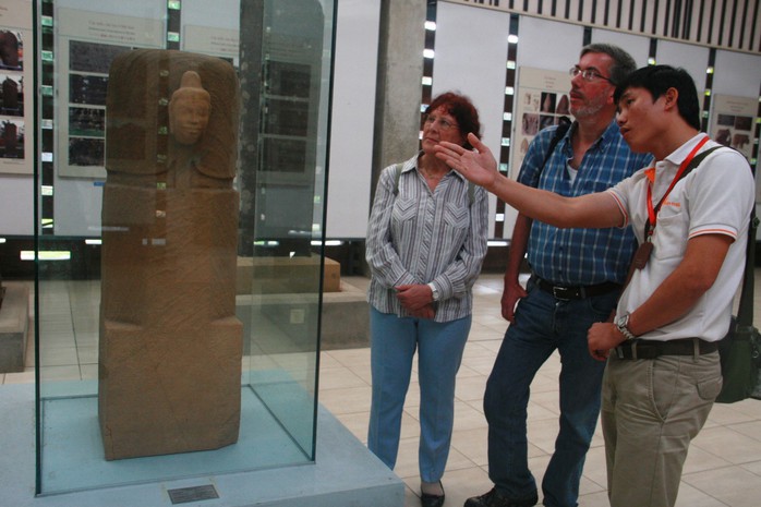 Bảo vật Mukhalinga tại Nhà Trưng bày hiện vật Mỹ Sơn