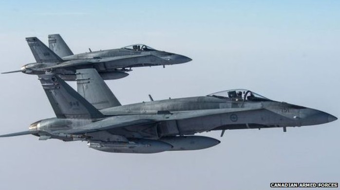 Máy bay CF-18 của Canada. Ảnh: Canadian armed forces