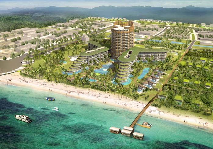 Phối cảnh dự án Intercontinental Resort Phú Quốc
