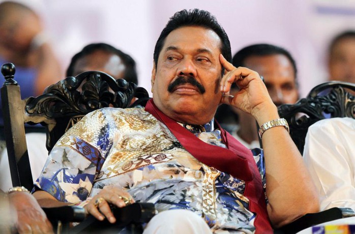 Cựu Tổng thống Mahinda Rajapaksa. Ảnh: AP
