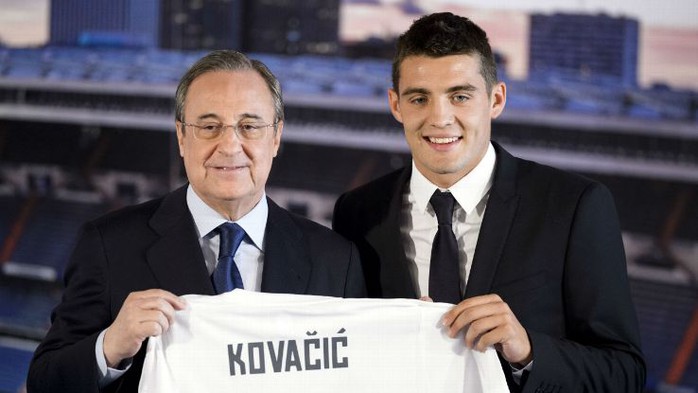 Kovacic trong ngày ra mắt Real Madrid