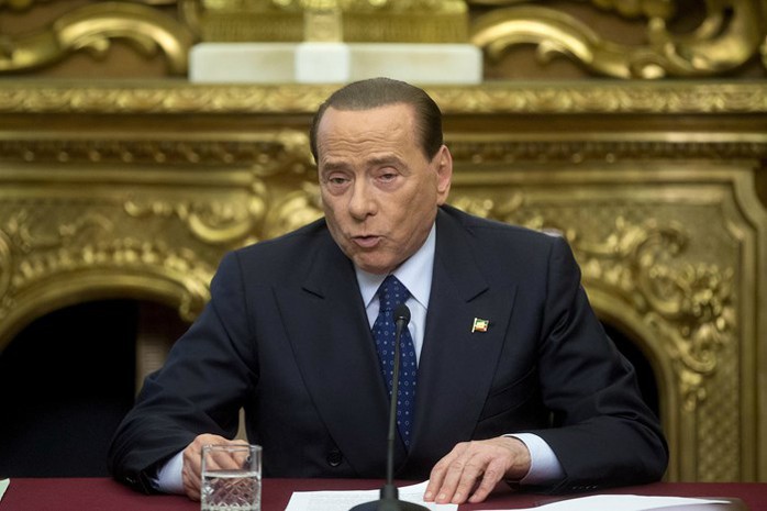 Cựu Thủ tướng Ý Silvio Berlusconi được tuyên bố trắng án. Ảnh: AAP
